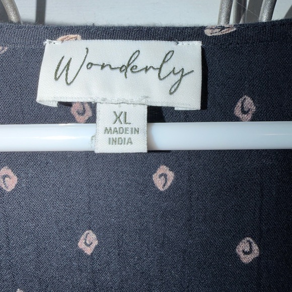 Wonderly Black and Cream Long Sleeve Maxi Dress - Picture 7 of 8